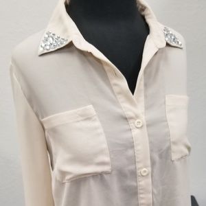 Long Sleeve Sheer Dinner Shirt